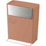 ダストボックス＜重なるダストペール＞ 15L 〔蓋付きゴミ箱〕 RSD-104OR オレンジ