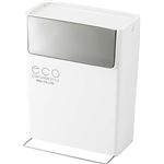 ダストボックス＜重なるダストペール＞ 15L 〔蓋付きゴミ箱〕 RSD-104WH ホワイト(白)