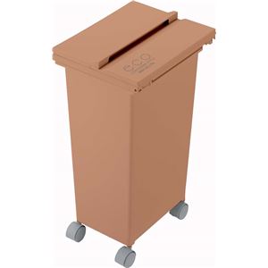 ダストボックス キャスター付き 20L 〔ふた付きゴミ箱〕東谷 RSD-114OR オレンジ