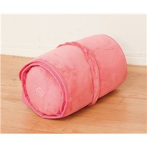 マッサージ器具/もみ玉マッサージ ロール型 ピンク