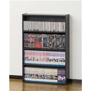 書棚 エスタ60 黒木目【組立】