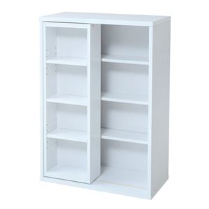 6BOXシリーズ スライド書棚 fr-049-wh