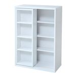6BOXシリーズ スライド書棚 fr-049-wh