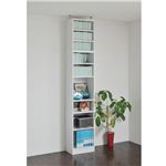 1cmピッチラック オープン 幅44セット bdc-106109-wh