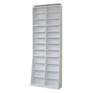 1cmピッチ大収納ラック90幅 上置付 yh-110hset-wh