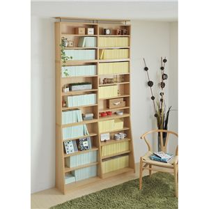 1cmピッチ大収納ラック120幅 上置付 yh-112hset-na
