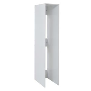 1cmピッチ隙間収納 収納BOX D59.5用 2連 yh-167-wh 〔すきま収納〕