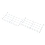 e'walls つっぱりシューズラック590用 ワイヤーラック2P （cw-003、004、006に対応） cw-010-wh