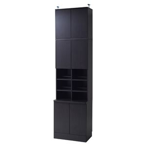 1cmピッチ違い棚書棚 幅60 上置きセット BDC-0170SET-DB