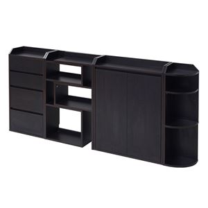 カウンター下収納 フルセット YHK-0204fullset-DB