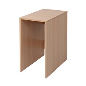 1cmピッチ隙間収納 収納BOX ロータイプ D59.5用 2連 YHK-0211-NA 〔すきま収納〕
