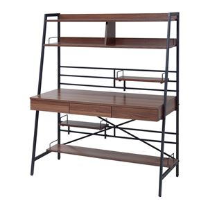 2WAYパソコンデスク ハイタイプ 120幅 KKS-0001-BR