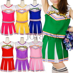 新色追加!! ときめきチアガール☆7color【コスチューム/イベント】 ピンク Lサイズ