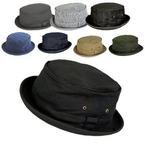 スタンダードポークパイHAT 58cm ブラウン