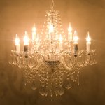 取付簡単♪豪華でアンティーク調☆シャンデリア９灯♪Chateau (シャトー）♪クリアー♪