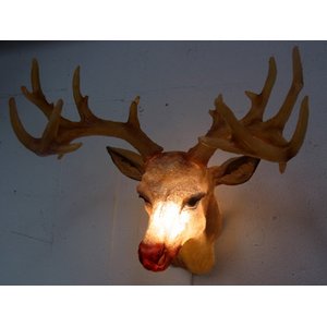  yDEER HEAD WALL LAMPz摜Q