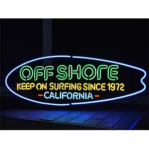 ネオンサイン【OFF SHORE SURFING】オフショア (サーフィン)画像１