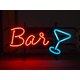 ネオンサイン【BAR】バー (カクテルグラス)画像最小1