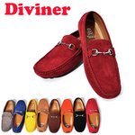 【DIVINER】ビットドライビングシューズ/レッド約25.5〜26cm