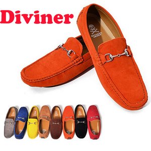 【DIVINER】ビットドライビングシューズ/オレンジ約26.5〜27cm