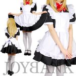 正統派☆ベーシックスタイルのリボンメイドワンピース/Sサイズ