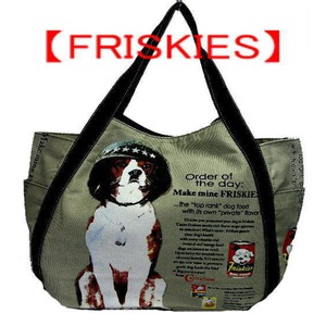 エコバッグかわいいエコバッグの姉妹品◆ミニトートバッグ/【FRISKIES】