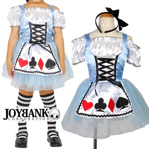 おませなオフショルアリス ワンピース 子ども キッズ ハロウィンクリスマス 130サイズ(タグ140)