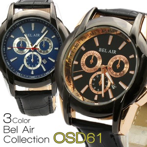  メンズ腕時計 Bel Air collection OSD61 メンズ 腕時計/ブラックブラック