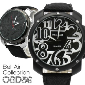  メンズ腕時計  Bel Air collection OSD59 メンズ 腕時計/ブラック