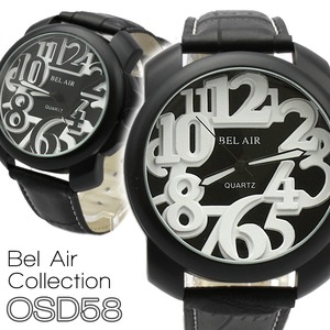  メンズ腕時計   Bel Air collection OSD58 メンズ 腕時計/ブラックマルチ