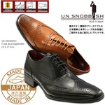 ビジネスシューズ シューレース本革紳士 UN SNOBBISH 【MadeInJapan】／ブラック26.5cm