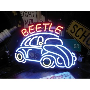 ネオンサイン 【BEETLE】ビートル（ネオン管 看板 アメリカン雑貨 ・NEON SIGN・ネオンサイン）