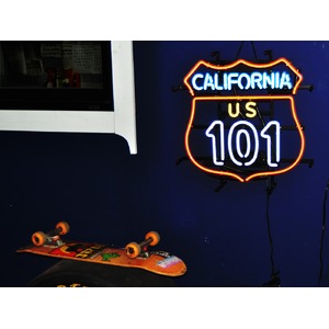 ネオンサイン 【CALIFORNIA 101】カリフォルニア 101（ネオン管 看板 アメリカン雑貨 ・NEON SIGN・ネオンサイン）