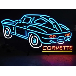 ネオンサイン 【NEW CORVETTE】ニューコルベット（ネオン管 看板 アメリカン雑貨 ・NEON SIGN・ネオンサイン）