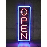 ネオンサイン 縦長オープン L （ネオン管 看板 アメリカン雑貨 ・NEON SIGN・ネオンサイン）