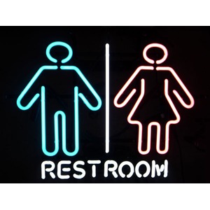 ネオンサイン RESTROOM レストルーム（トイレ）（ネオン管 看板 アメリカン雑貨 ・NEON SIGN・ネオンサイン）
