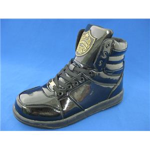 【M.L.K.UD】ダンスシューズ MCR-222UDW BLK.ENAMEL 25.0