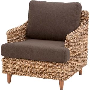 アバカソファー 1人掛け(幅67cm) 肘付き 【クラール】 天然木 東谷 NRS-411 【完成品】