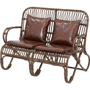 2人掛けベンチソファー 【Timeless Tender】(タイムレステンダー) マランガ 東谷 TTF-129BR ブラウン 【完成品】
