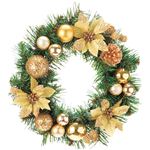 【クリスマス】30CM ポインセチアリース GO CBD-051