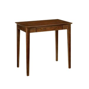 曙工芸 シンプルデスク DK-9013BR デスク 無垢材 【幅75×奥45cm】 ブラウン 組み立て式