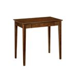 曙工芸 シンプルデスク DK-9013BR デスク 無垢材 【幅75×奥45cm】 ブラウン 組み立て式