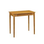曙工芸 シンプルデスク DK-9019LO デスク 無垢材 【幅85×奥45cm】 ライトオーク 組み立て式