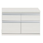 フナモコ ラチス ローチェスト 【幅75×高さ48cm】 ホワイトウッド FLS-75S 日本製