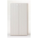 フナモコ リビングシェルフ 扉付き 【幅60×高さ113.8cm】 ホワイトウッド KFS-60【完成品】 日本製 