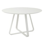あずま工芸 TOCOM interior（トコムインテリア） ダイニングテーブル 120×120cm【2梱包】 ハイグロスホワイト TDT-1891