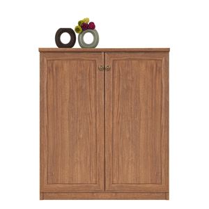 ユーアイ NEO SIMONE（シモーヌ） シューズストッカー ロータイプ80cm 15足収納 ブラウン S-800L BR