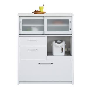 ユーアイ NEO WIDE（ワイド） ミドルキッチンボード90 幅90cm ホワイト MR-900 WH