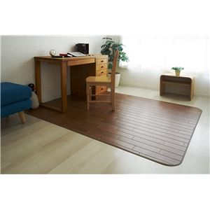 アキレス クッションフロアラグマット ブラウン 150×200cm