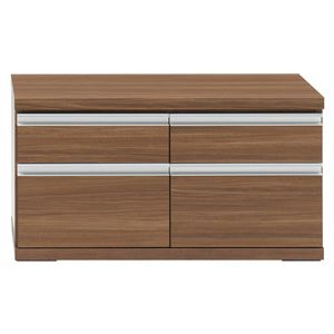 フナモコ ラチス ローチェスト 【幅90×48cm】 リアルウォールナット FLD-90S